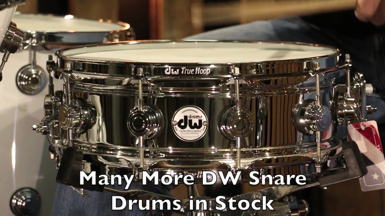 DW Collectors True Sonic Snare Drum, 5x14 Chrome over Brass