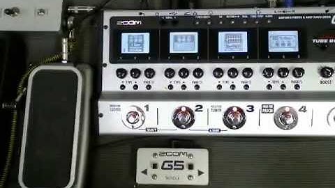 Zoom G5 ashbass Scroll Button Mod