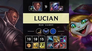 Lucian ADC vs Tristana - EUW Diamond Patch 25.11