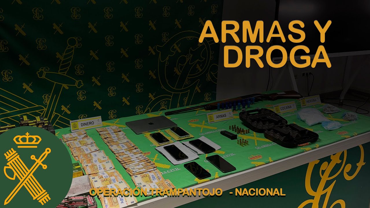 Detenidas 21 personas en Madrid por tráfico ilícito de armas y munición