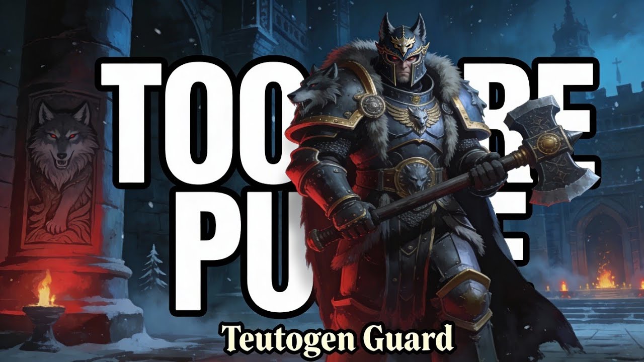 Teutogen Guard: The Warriors Too Pure to Save Their Own God - Warmhammer 40k Explained lore to sleep