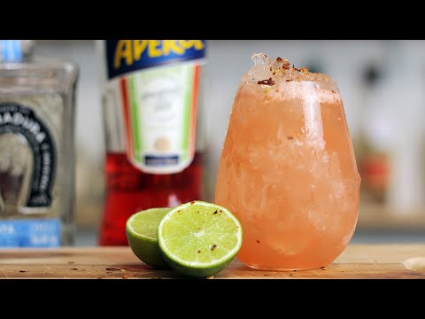 Tequila &amp; Aperol Cocktail - aka the Dead Man's Handle!