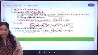 Lecture 63 |  Sodium Nitrate | B.Pharm 1st Semester | Rohini Mam