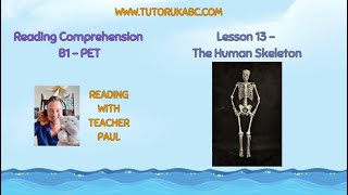 English Reading Practice | B1 PET | Lesson 13 - The Human Skeleton