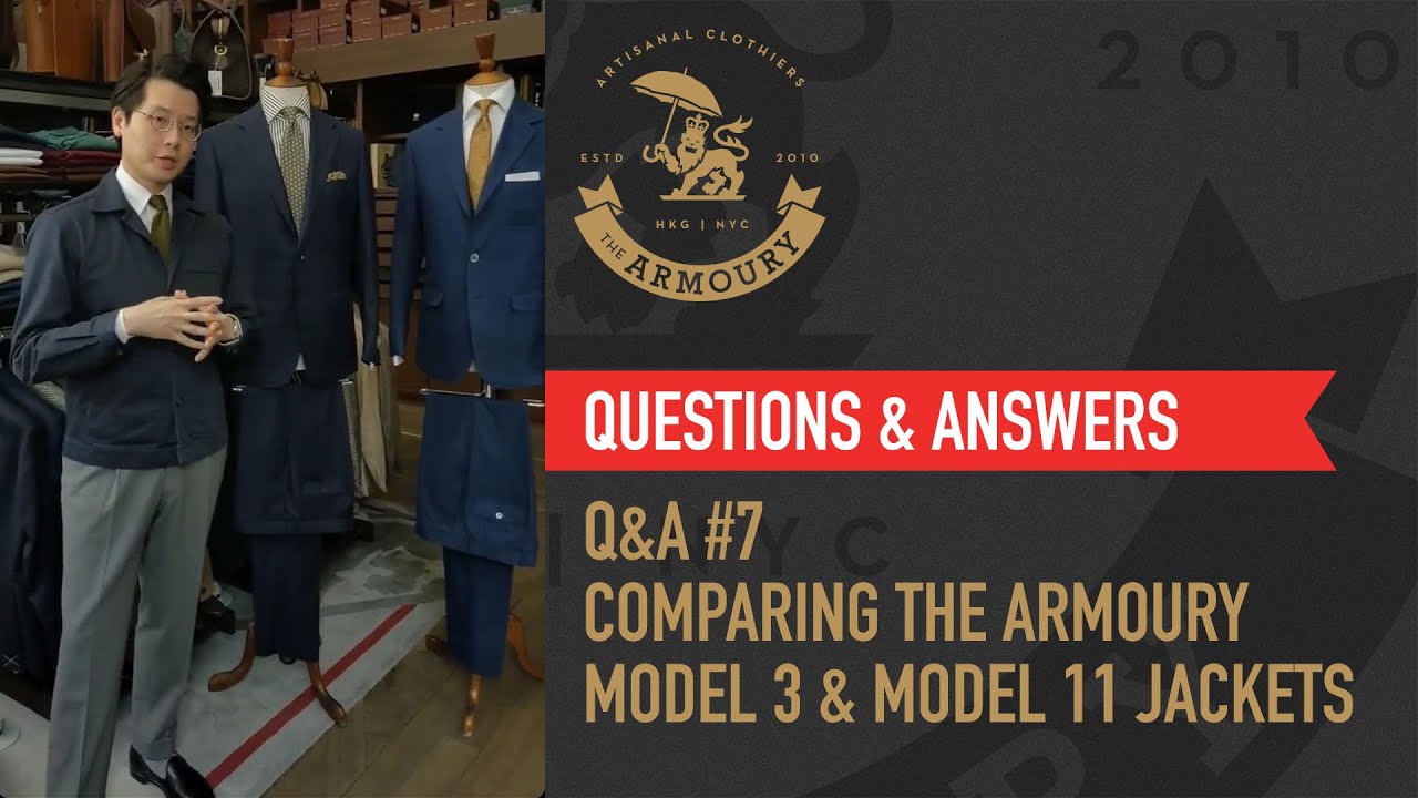 Q&A #7 Comparing The Armoury Model 3 and Model 11 Jackets - YouTube