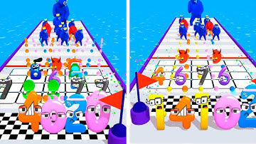 Merge Number Run ❤️ Level 11-15 ❤️ iOS Android Gameplay