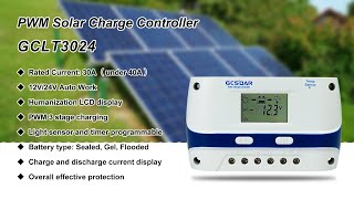 30A GCLT3024 SOLAR CHARGE CONTROLLER UNBOXING/INSTALLING