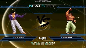 [KOF] EX-Robert VS Takuma