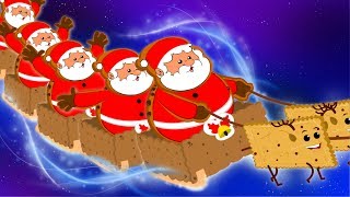 five fat santas nursery rhymes baby songs for children by hello cookie