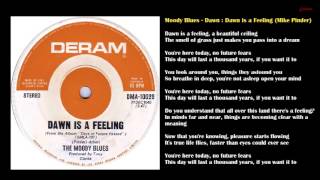 Video thumbnail of "Karaokê - The Moody Blues - Dawn is a Feeling (1967)"
