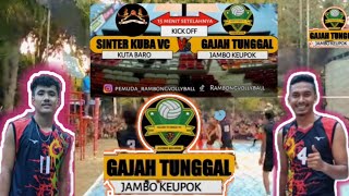 Gajah tunggal vs sinter Kuba vc turnamen rambong Aceh selatan