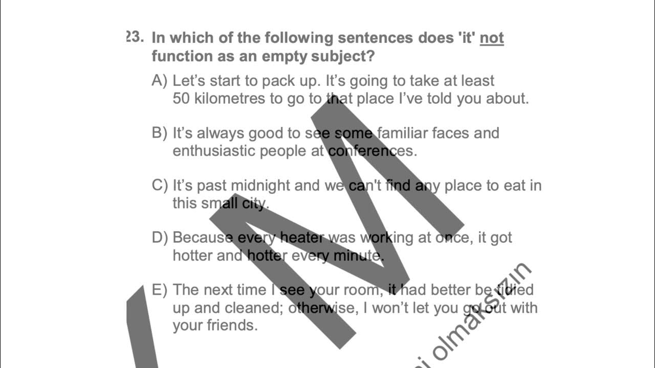 PRONOUNS DUMMY PRONOUN YouTube