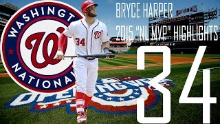 Bryce Harper | Washington Nationals | 2015 NL MVP Highlights Mix ᴴᴰ