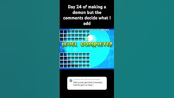 Making a demon day 24 but YOU decide what I add #shorts #gd