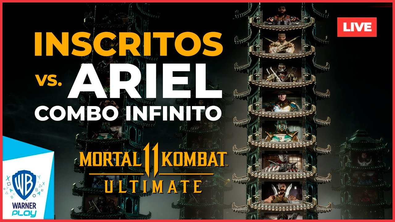 Inscritos x Ariel do Combo Infinito - Mortal Kombat 11 Ultimate 