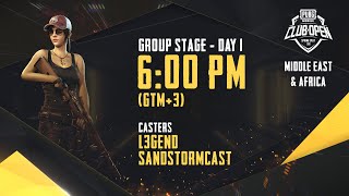 [Arabic] PMCO ME\&AF Group Stage Day 1 | Spring Split | PUBG MOBILE CLUB OPEN 2020