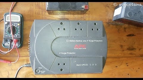 Apc Back Ups ES 500 opening and Battery Replacement