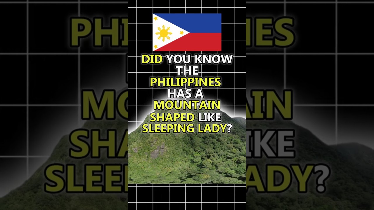 The Sleeping Lady Mountain of the Philippines