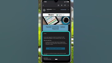 Hydrawise App: Transfer of Ownership
