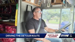WATCH: Driving the Northlake Blvd. detour