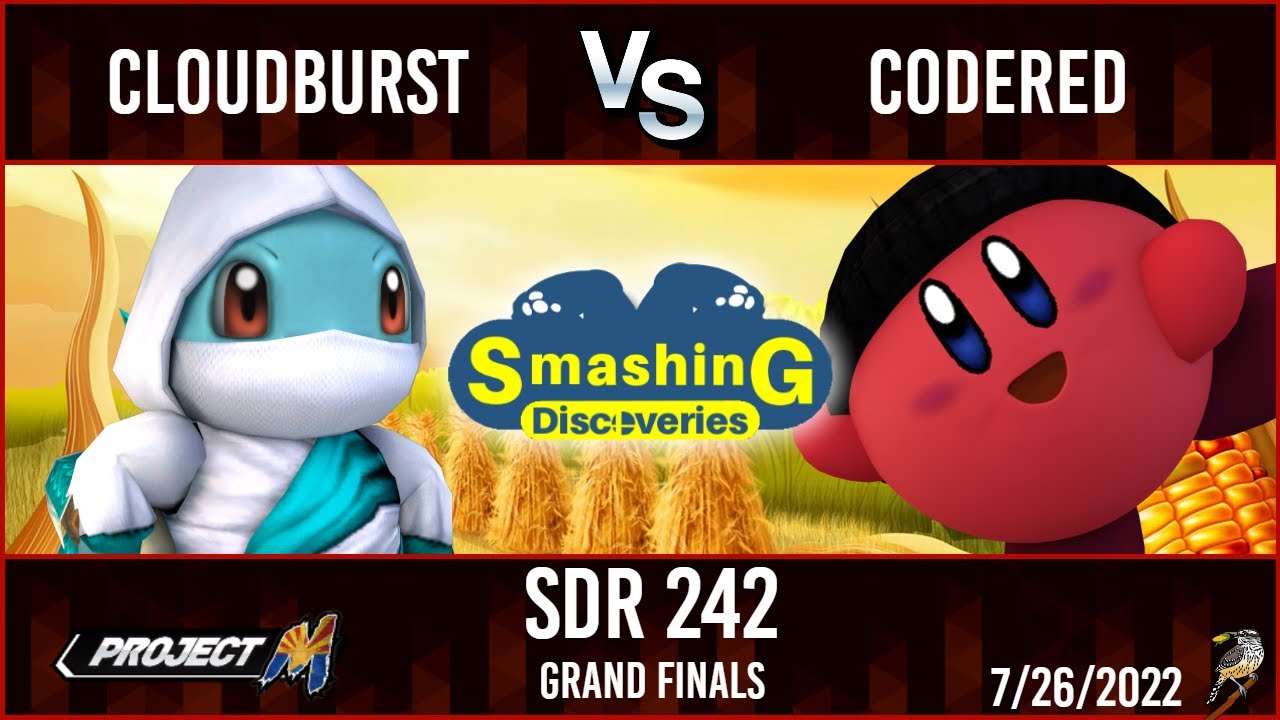 SDR242 (Grand Finals): Cloudburst (Squirtle) vs CodeRed (Kirby)