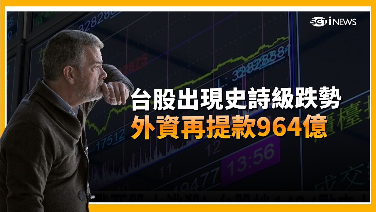美伊開戰亞股大逃殺! 台股挫1494點創史上第3大 國家隊砸477億進場護盤 金融股成避風港｜三立iNEWS