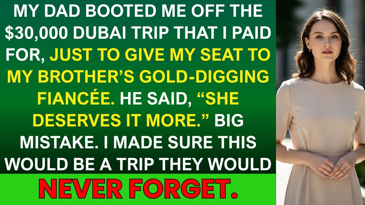 I Paid $30K for a Dubai Trip—But My Dad Gave My Spot to My Brother’s Fiancée