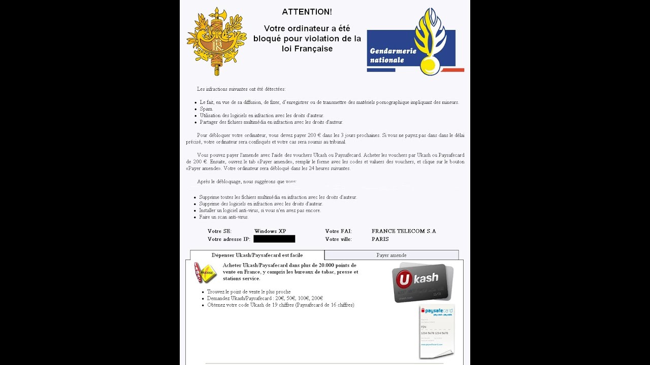 Remove Trojan.winlock Ransomware Virus Gendarmerie Bundespolizei by Britec