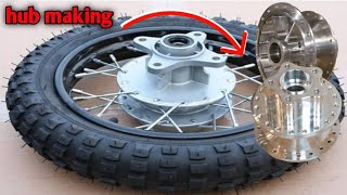 how to make motorcycle hub full process #skills