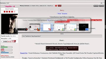 Python / Ders 1 - Print Komutu