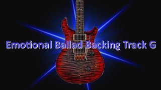 Video thumbnail of "Emotional Guitar Backing Track in G Major"