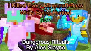 Hissy Uses Dangerous Rituals By Alec Slayne | I Killed Every Minecraft Boss While Being Hunted
