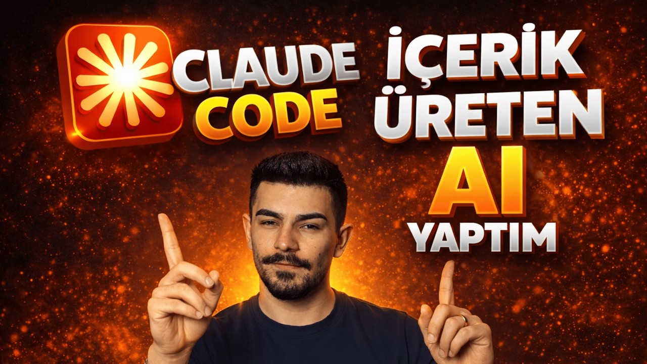 Claude Code ile Kendi AI İçerik Aracımı Yaptım - YouTube