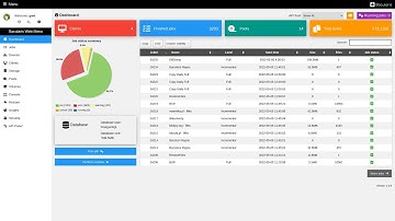 Bacularis Web - overview (desktop view)