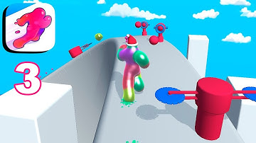 Blob Runner 3D - Android iOS Gameplay #3 EP3 #blobrunner3d #androidgames #iosgames #gameplay