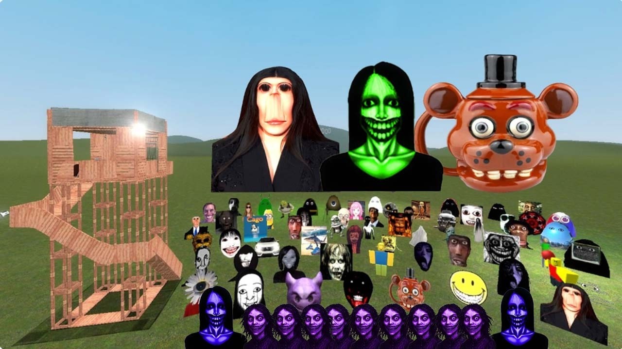 Too Much Nextbots Vs Towers in Garry's Mod