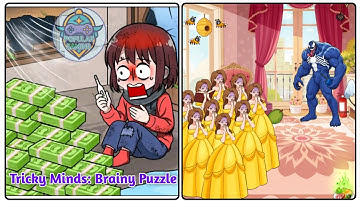 Tricky Minds Brainy Puzzle Level 111: Help The Girls Escape The Monster !Gameplay Solution