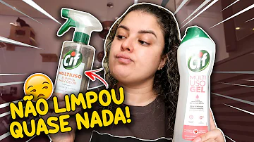 Como usar o CIF multiuso gel?