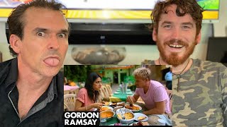 Real Indian food in Delhi - Gordon Ramsay REACTION!!