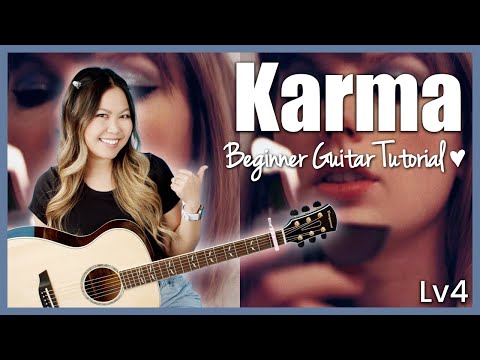 Karma 💙 Taylor Swift EASY Guitar Tutorial Beginner Lesson | Chords, Strumming & Play-Along 🎸