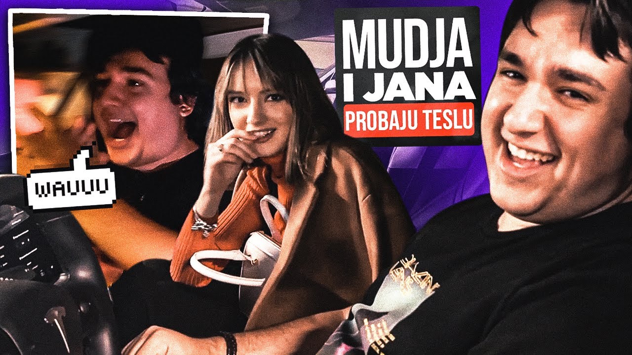 MUDJA I JANA PROBALI TESLU!  *mudja kupuje Teslu garant*