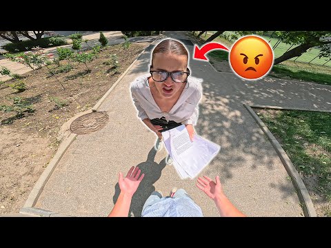 ESCAPING ANGRY TEACHER I TORE UP THE EXAM TEST Parkour POV Chase
