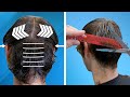 How to scissor cut mens hair  step by step guide  how to scissor cut mens hair lesson