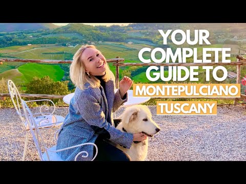 Video: Guide til Montepulciano, Toscana