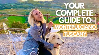 MONTEPULCIANO, ITALY  YOUR PERFECT Travel Guide I Tuscany, Italy I Italy Travel