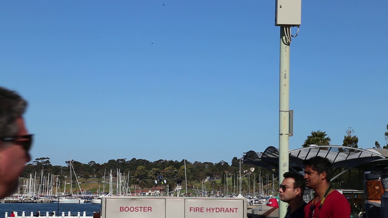 helicopter on floats landing geelong 2076 YouTube