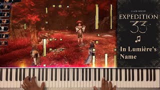 In Lumières Name Mime Battle Theme On Keys Clair Obscur Expedition 33 Ost