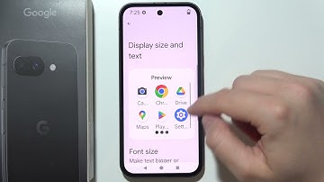 Pixel 9a: How to Turn On/Off High Conrast Text
