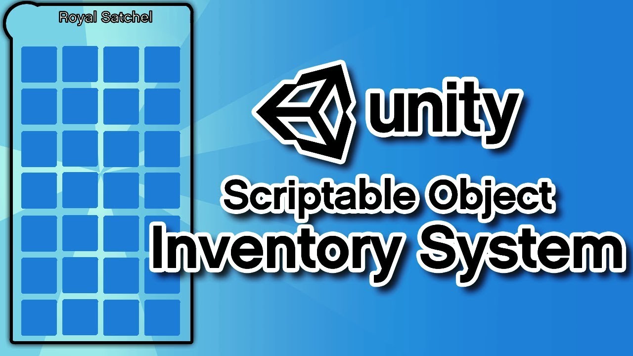 Unity3D - Scriptable Object Inventory System | Part 1 - YouTube