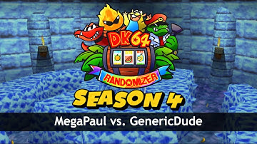DK64 Randomizer | S4 Tournament Qualifier 14 | MegaPaul vs GenericDude